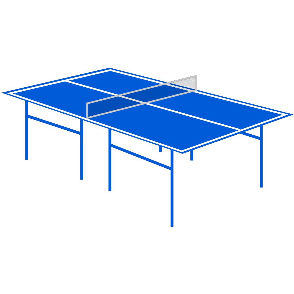 Blue Tennis Table Png  clipart preview