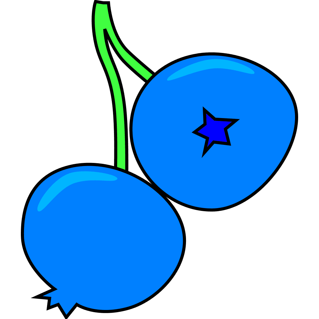 Blueberry Fruit Drawing Art clipart preview