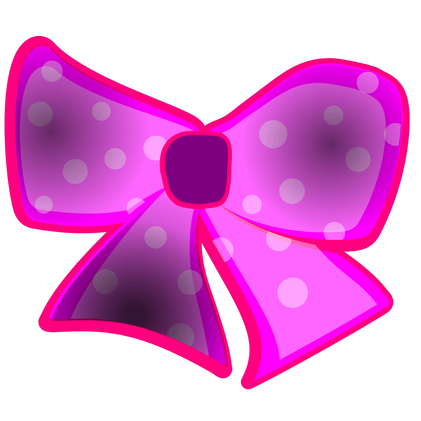 Bow Tie Pink Ribbon clipart preview