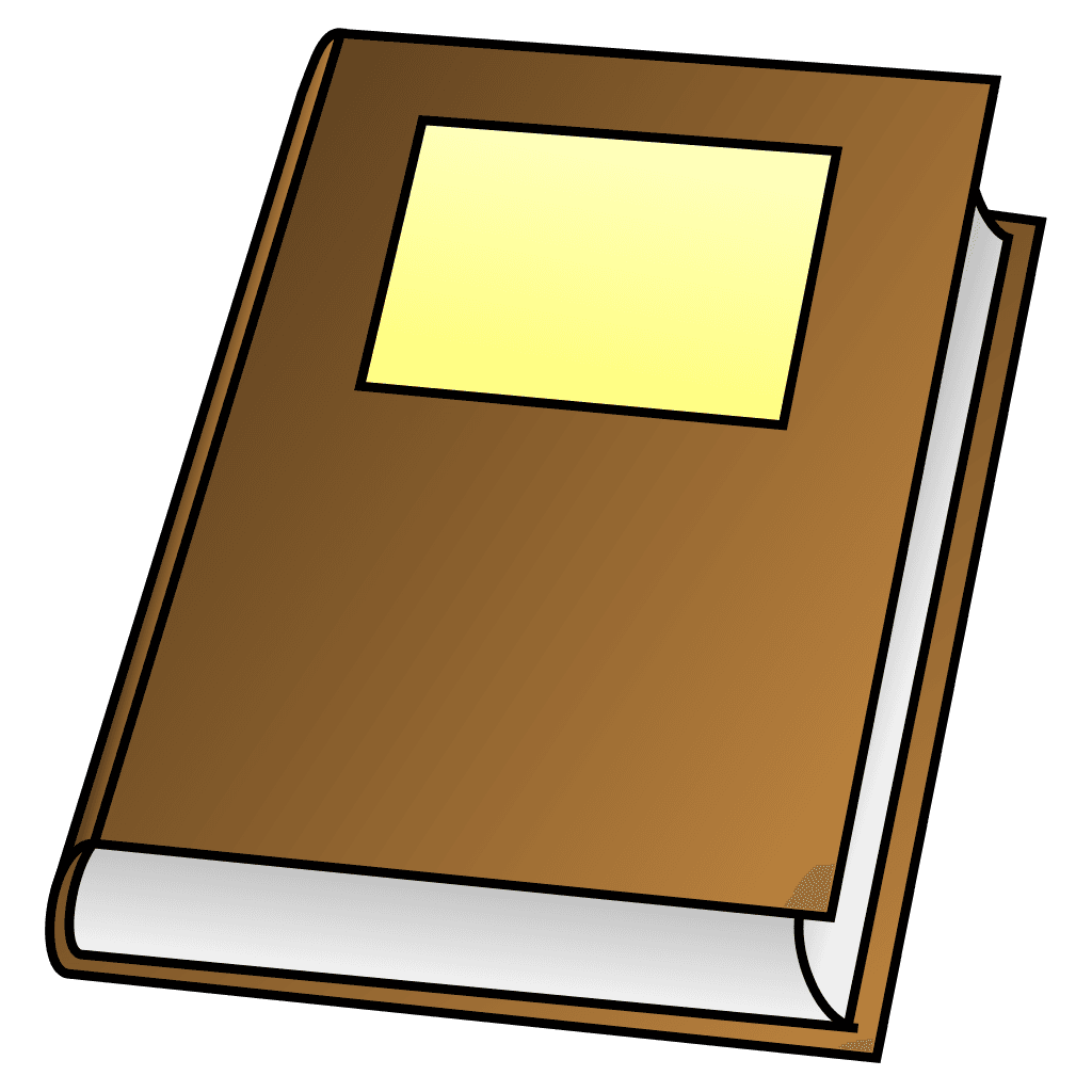 Brown Notebook Icon clipart preview