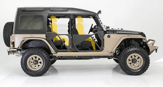 Brown Safari Jeep PNG  clipart preview