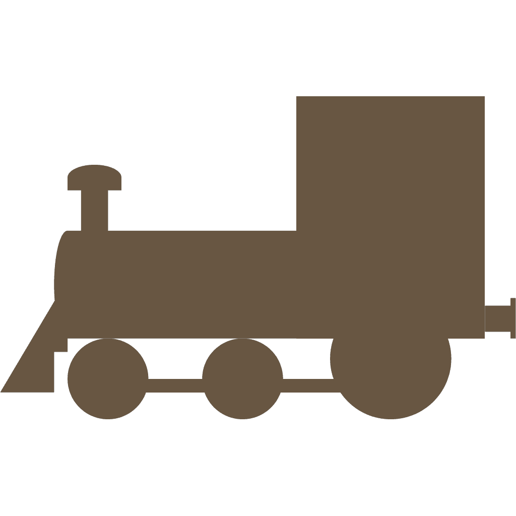 Brown Train Locomotive clipart preview