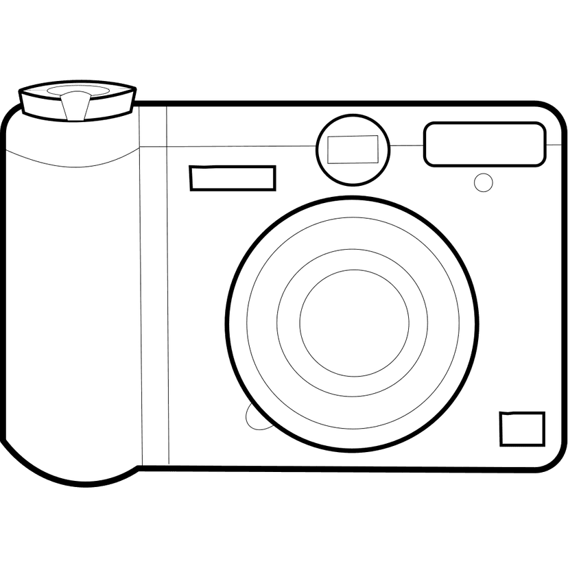 Camera Outline  clipart preview