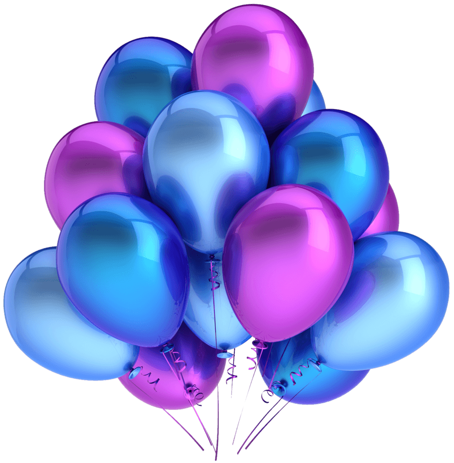 Celebration Balloons PNG clipart preview