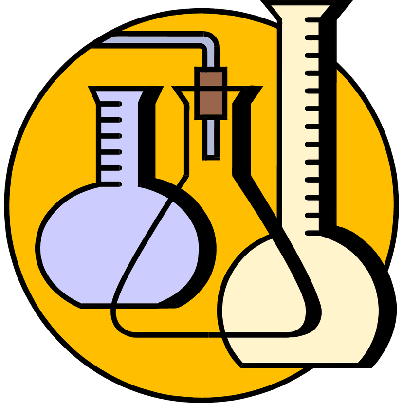 Chemical Lab Flasks Icon clipart preview