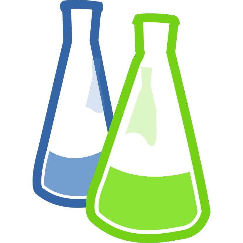 Chemistry Lab Flasks Icon clipart preview