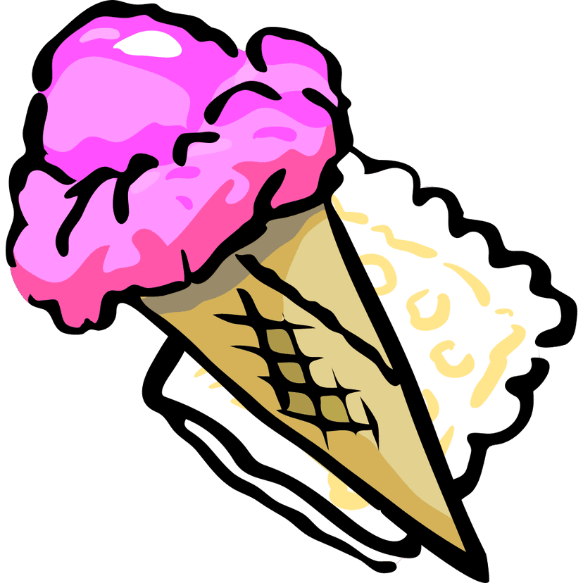 Chocolate Ice Cream Cone clipart preview