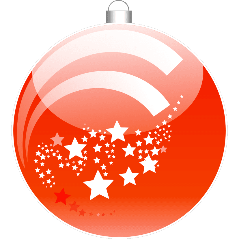 Christmas Orange Ball Clipart clipart preview