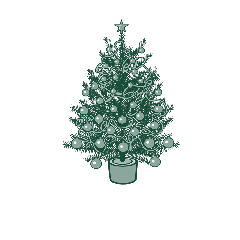 Christmas Tree Art Clipart clipart preview