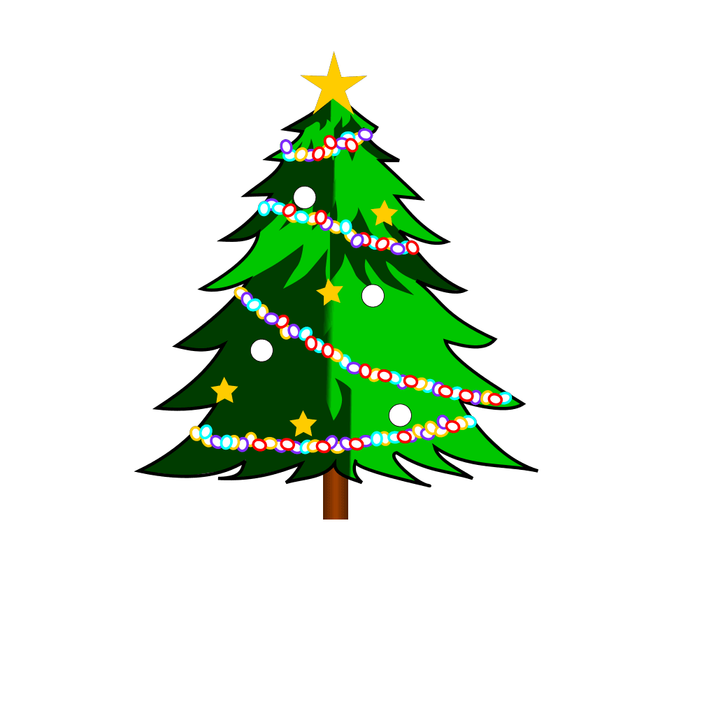 Christmas Tree Cartoon clipart preview