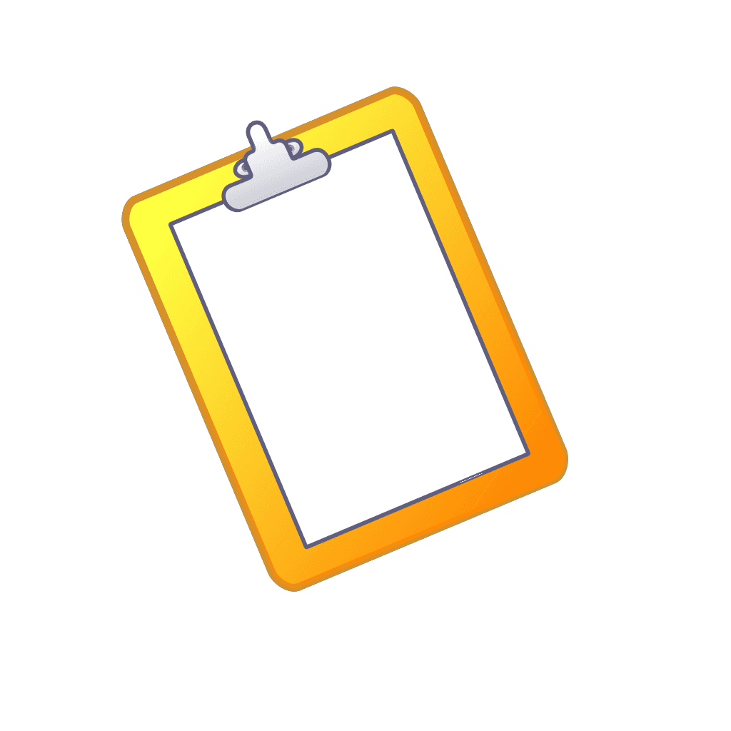 Clipboard frame cartoon clipart preview