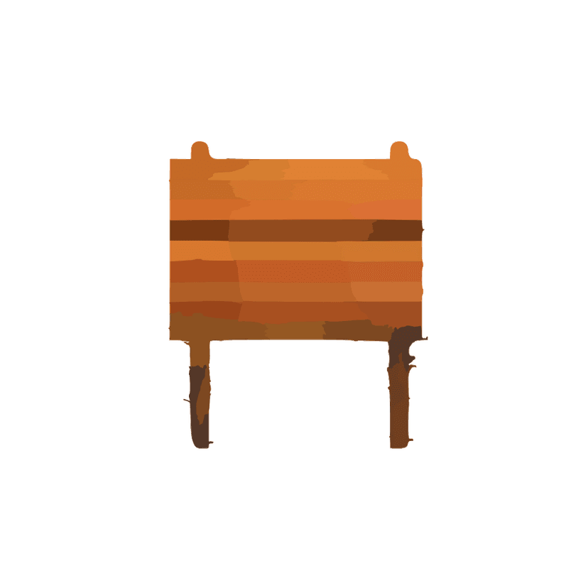 Collapsible Wooden Table clipart preview