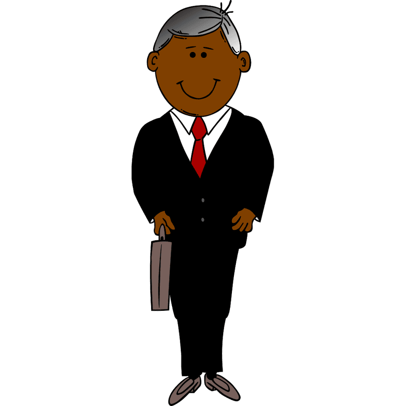 Comic Characters Business man clipart preview