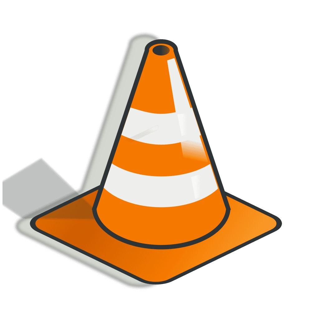 Construction Traffic Cone SVG clipart preview