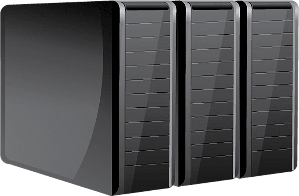 Database Black Server Icon clipart preview