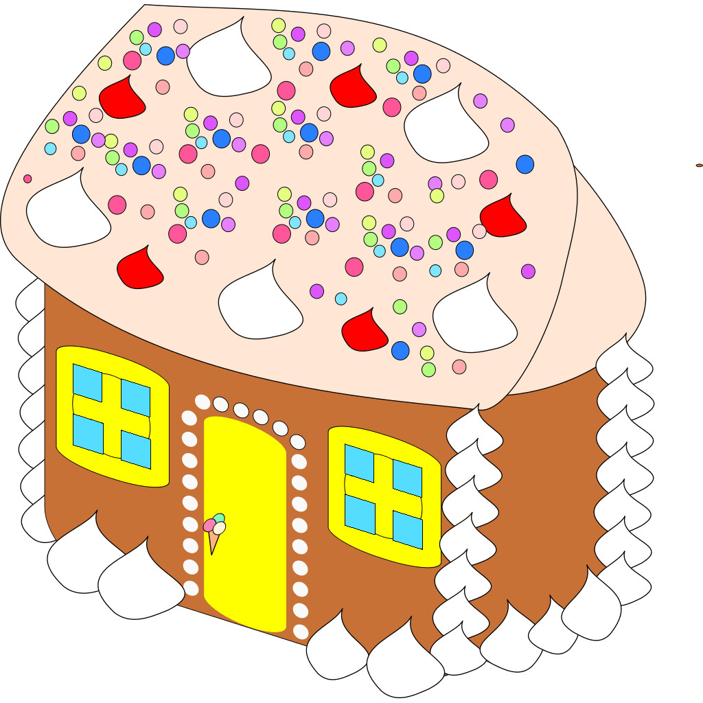 Edible Candy House Clipart clipart preview