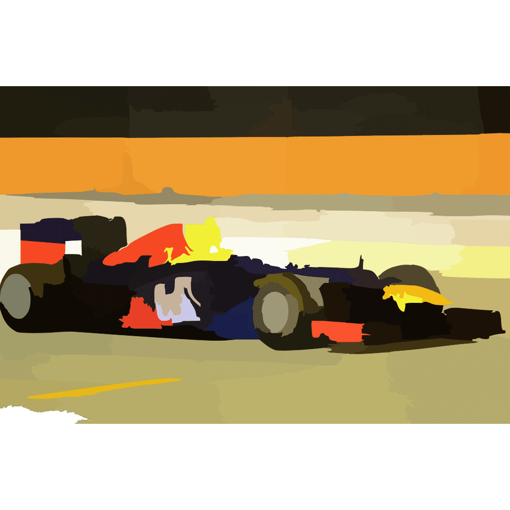 F1 Race Car Drawing clipart preview