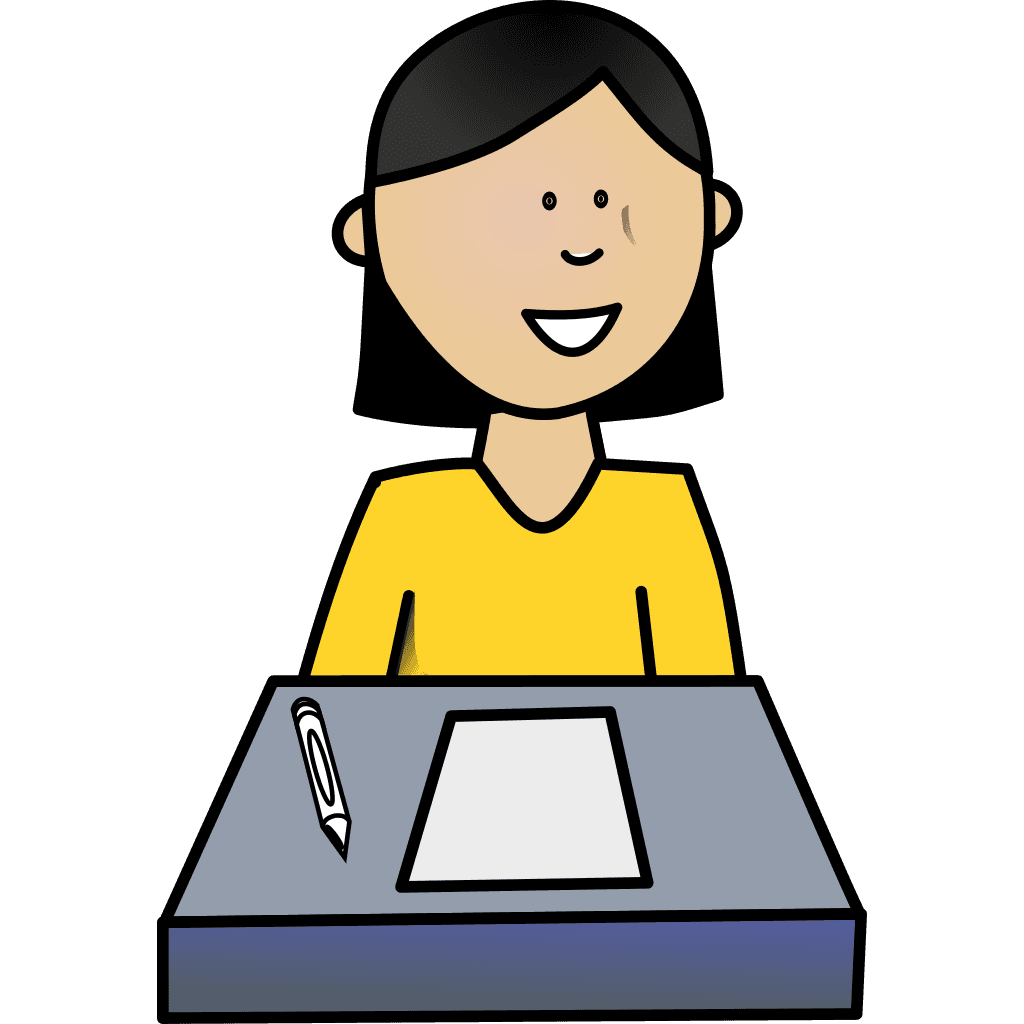 Female Student Silhouette clipart preview