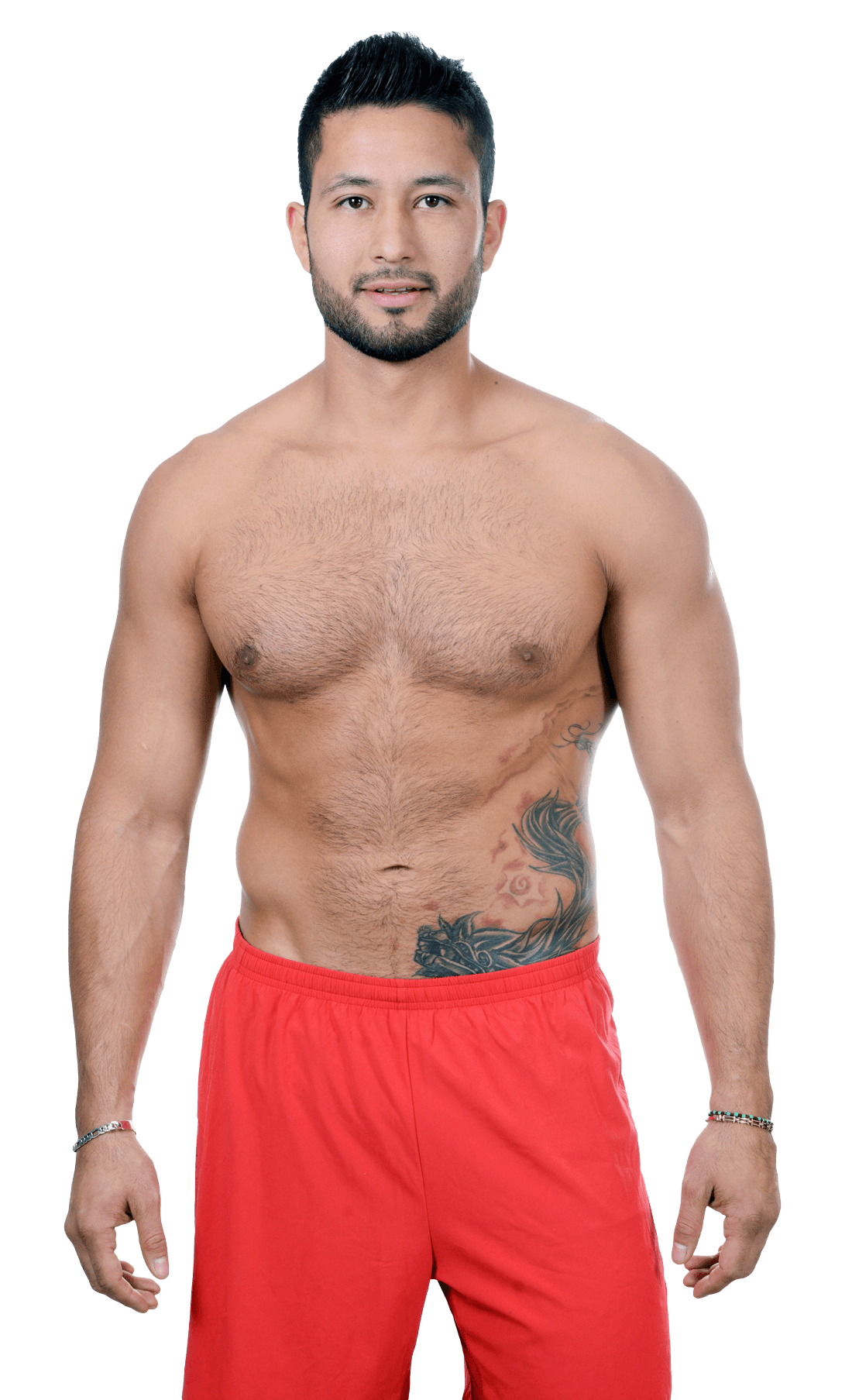 Fitness Red Swimsuit Boy PNG clipart preview