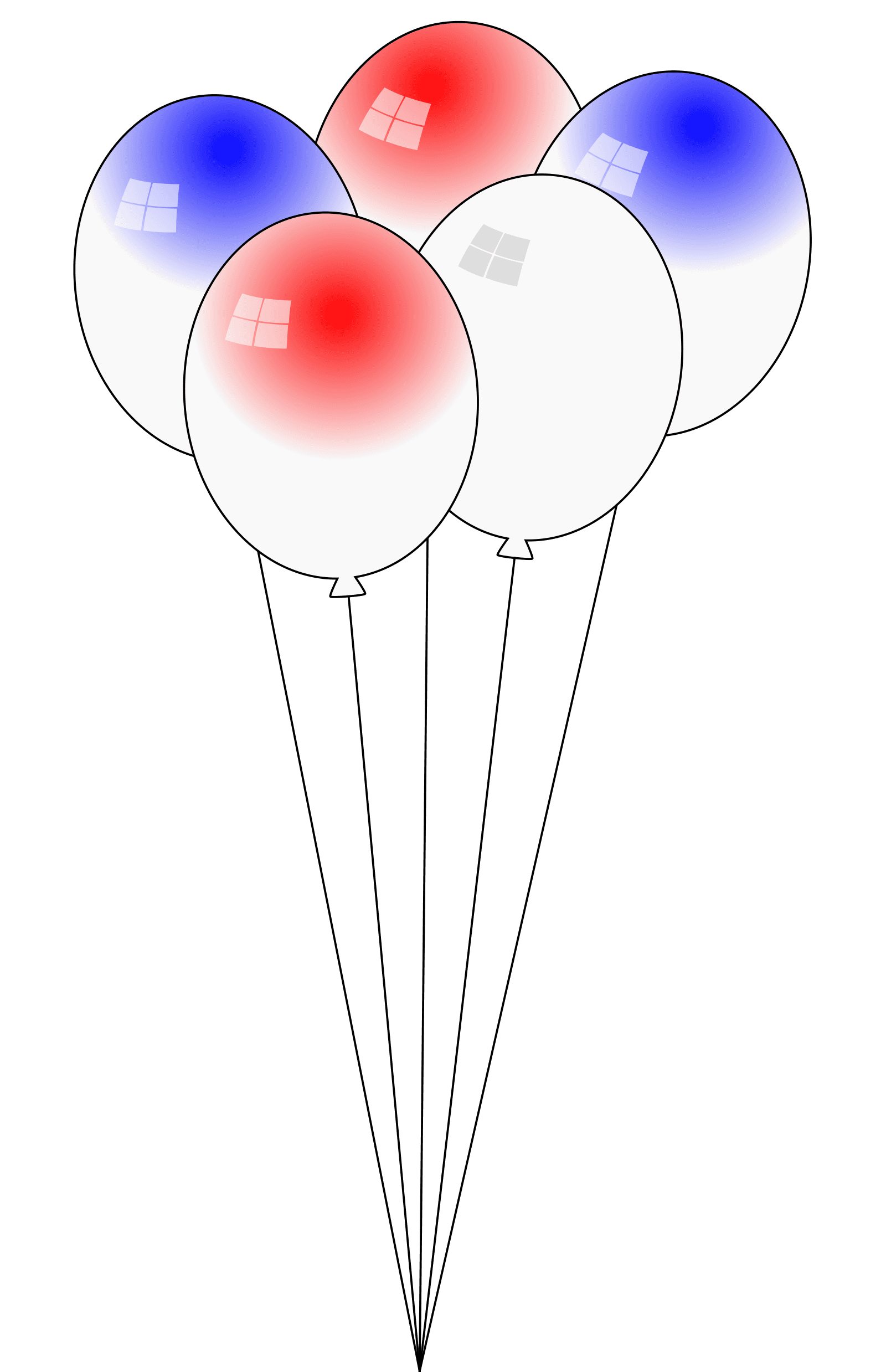 Flying Balloons Png clipart preview