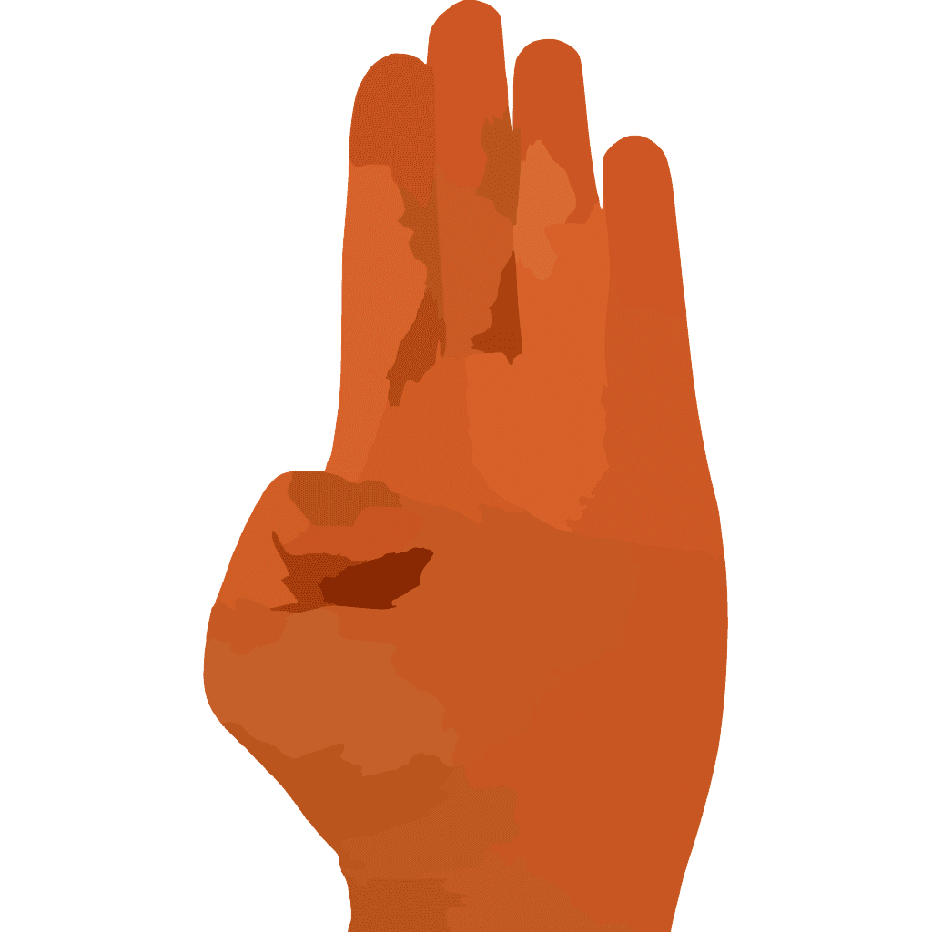 Four Fingers Icon clipart preview