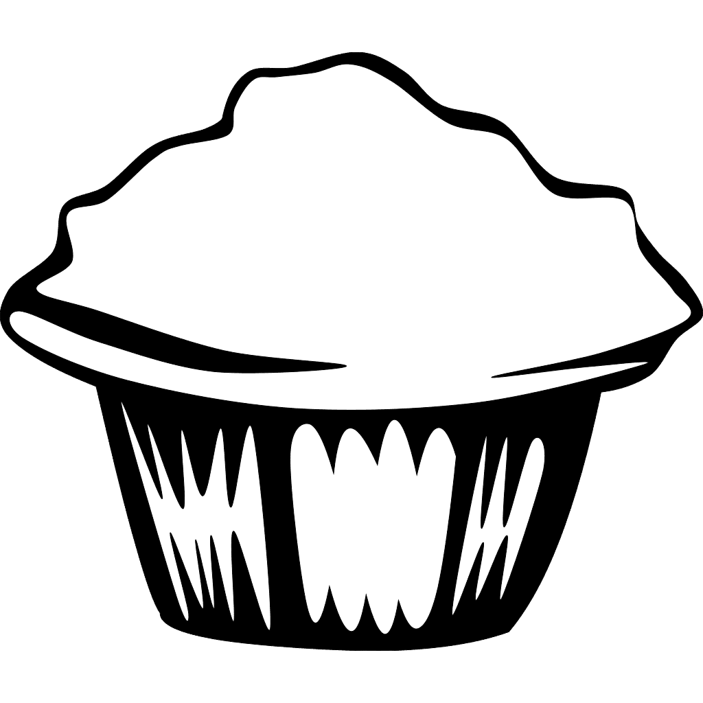 Generic Muffin Silhouette clipart preview