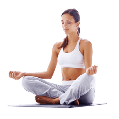 Girl Meditation PNG Image clipart preview