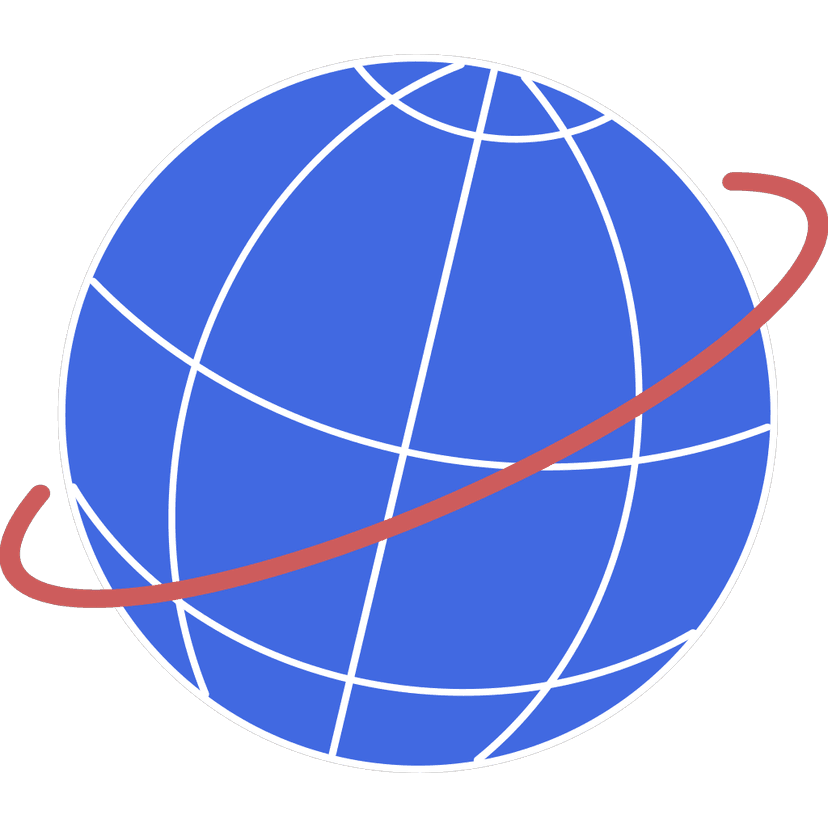 Globe 3D White clipart preview