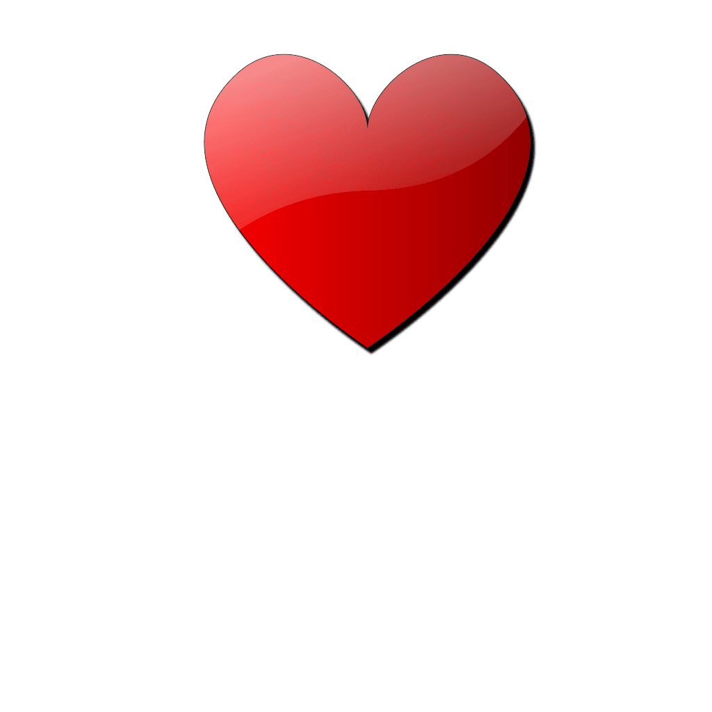 Glossy Burning Heart clipart preview