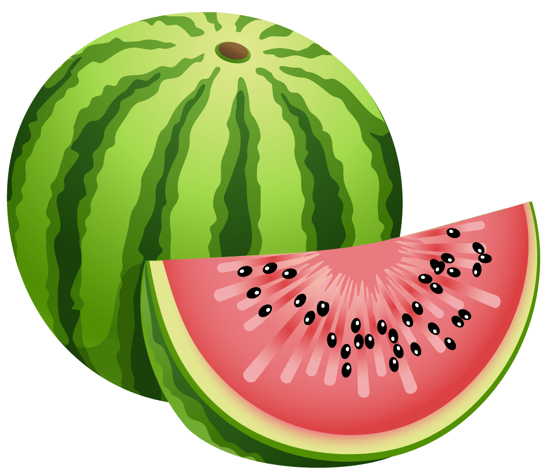 Great Watermelon Illustration Graphic clipart preview