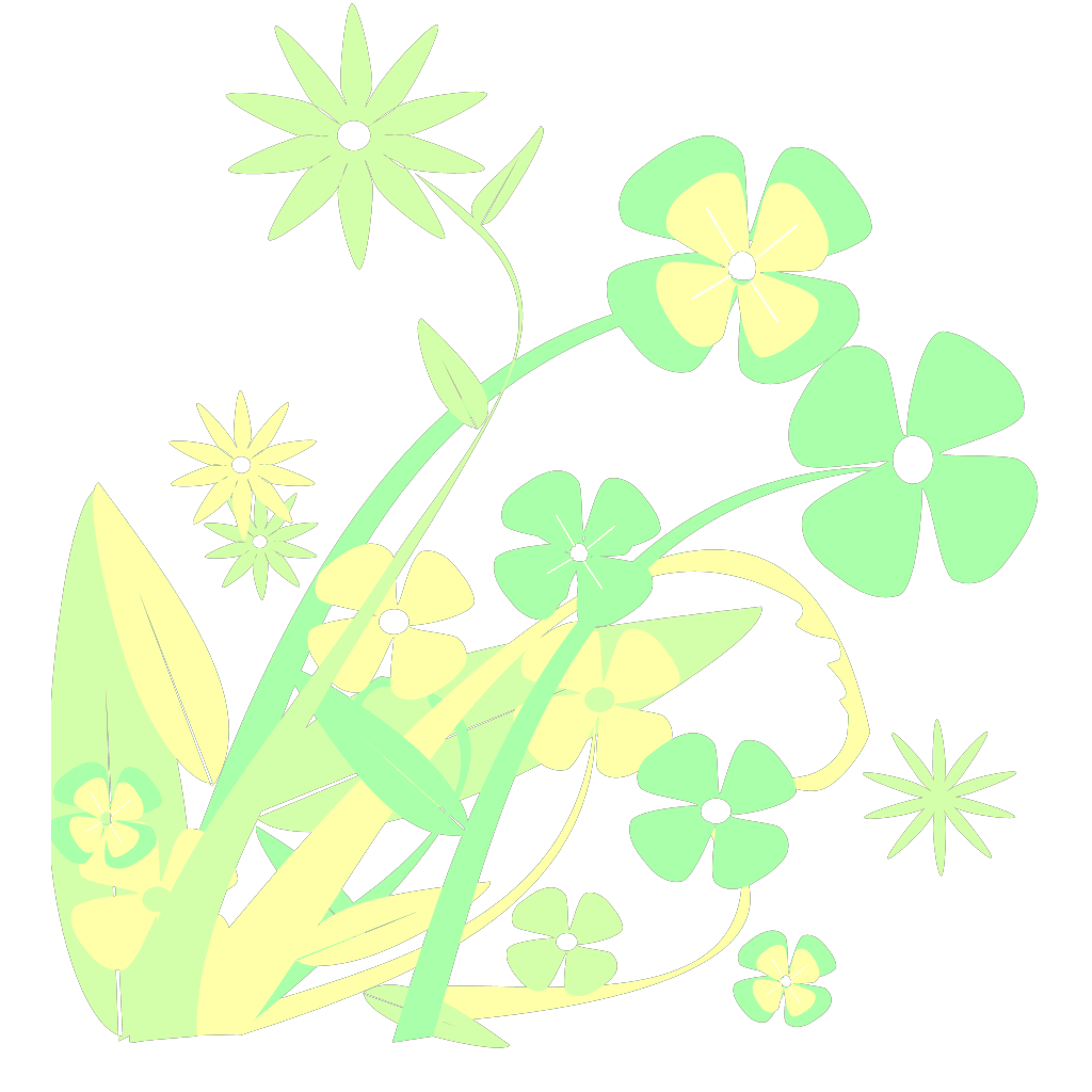 Green Flowers Background clipart preview