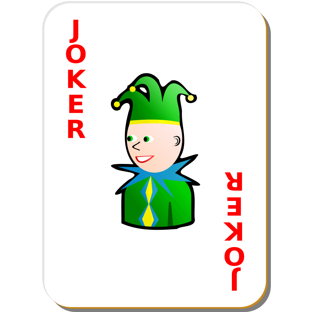 Green Joker Card clipart preview