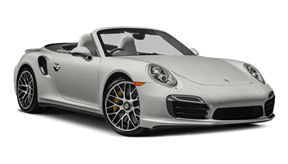 Grey Porsche Convertible PNG clipart preview