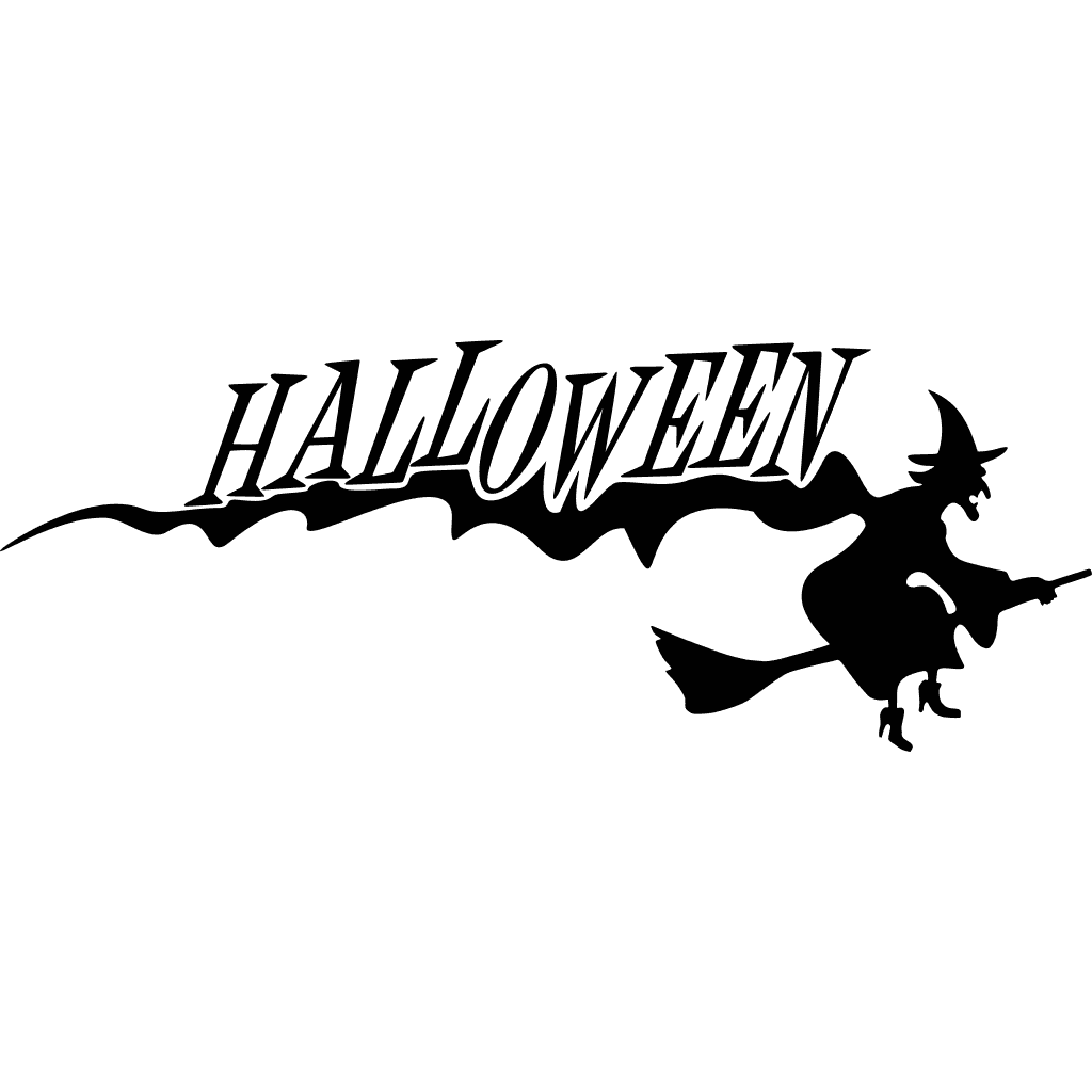 Halloween Witch Flying Drawing clipart preview