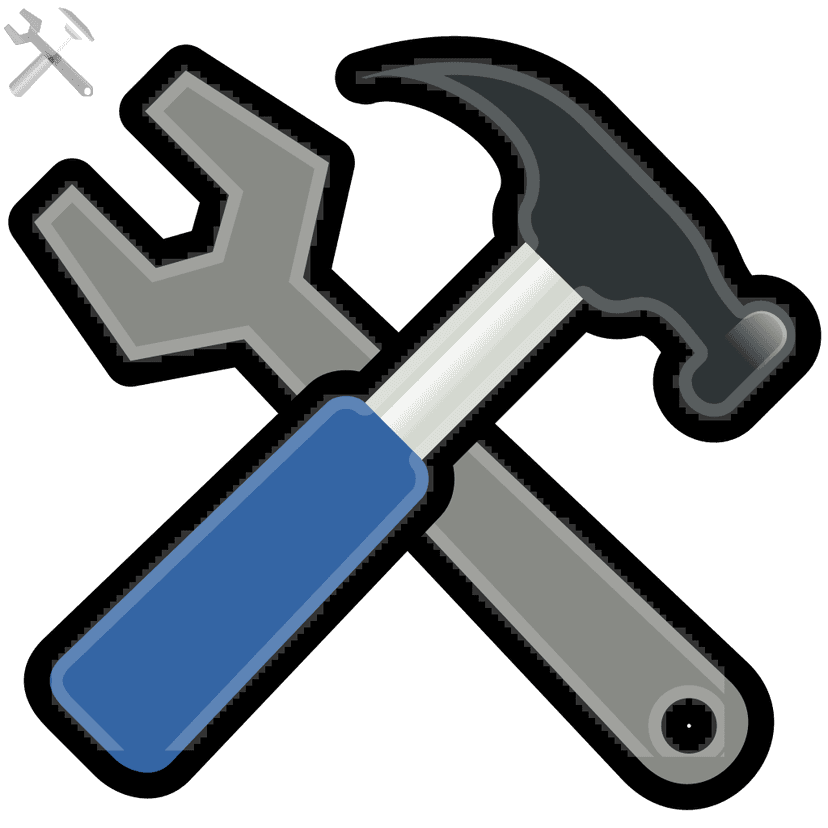 Hammer Spanner Icon clipart preview