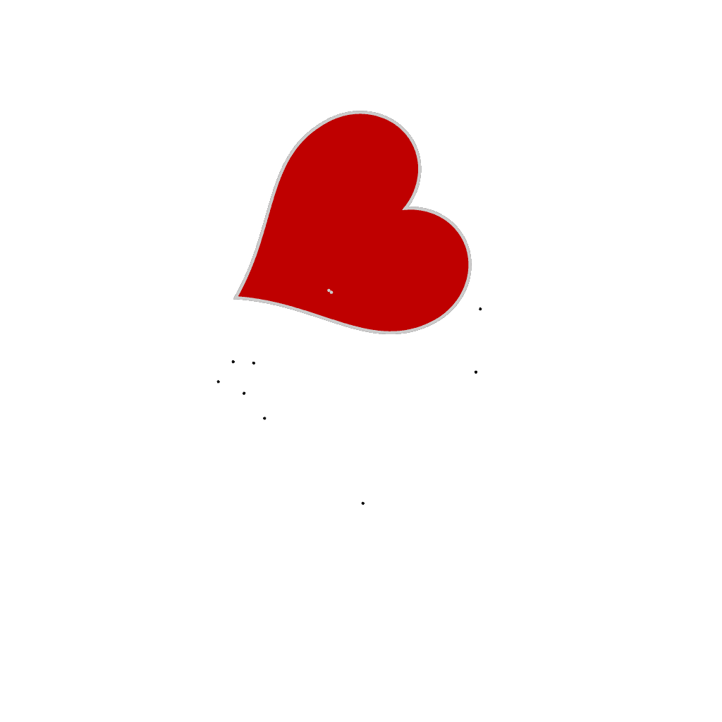 Heart icon turned sidewards clipart preview