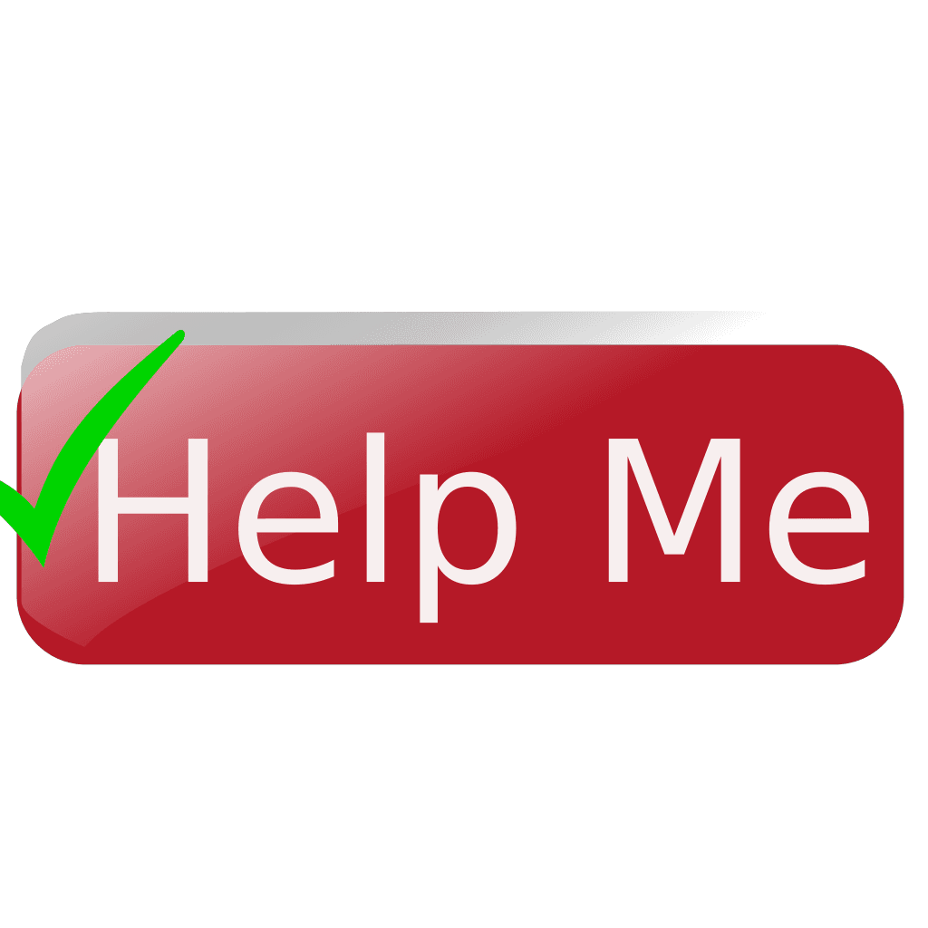 Help Me Text Button clipart preview