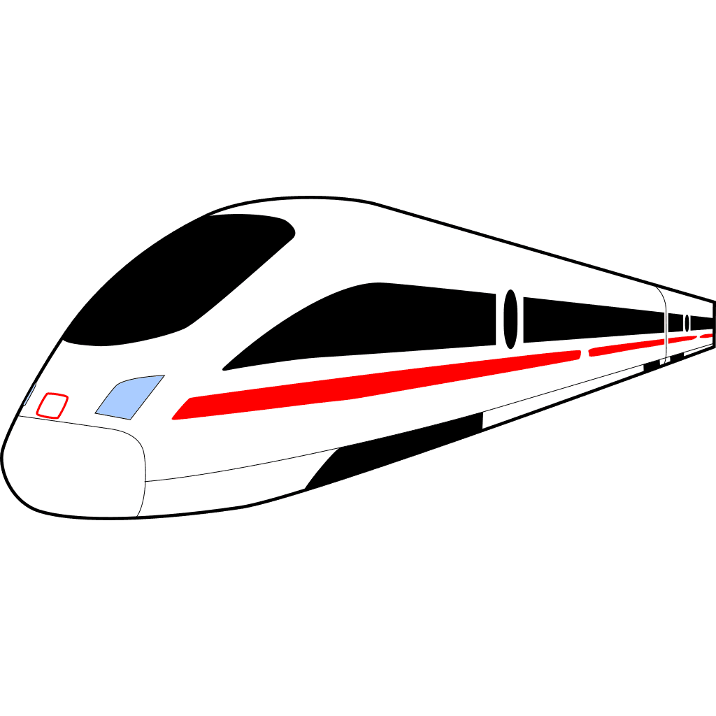 High Speed Train Image  clipart preview