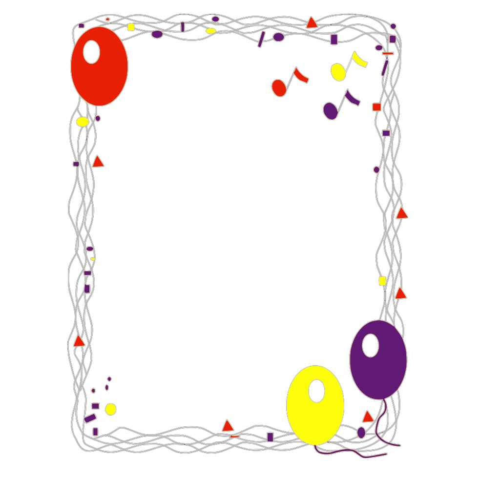 Lollipops Frame Balloon clipart preview