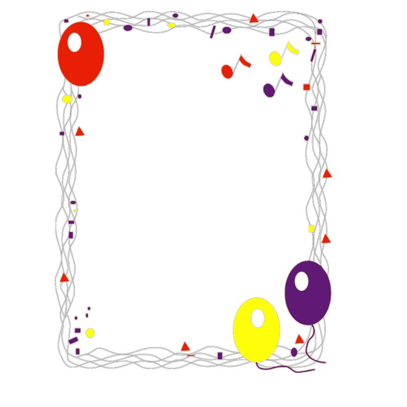 Lollipops Frame Balloon clipart preview