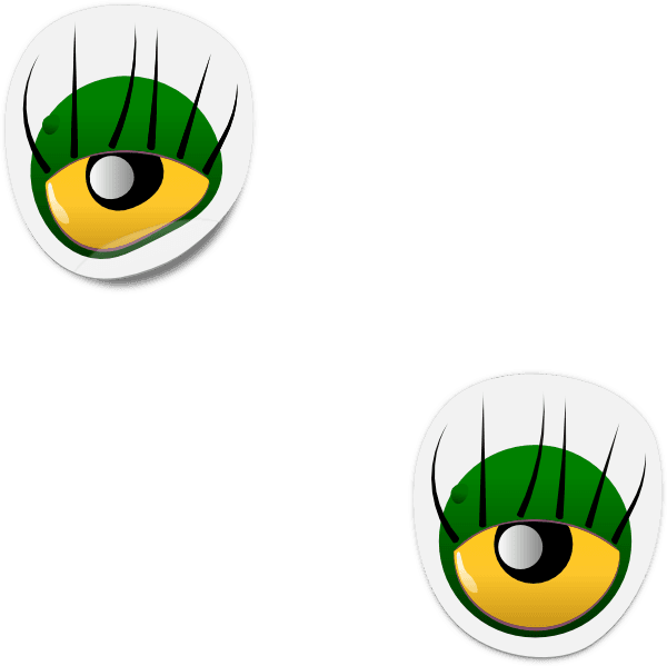 Monster Eye Sticker clipart preview