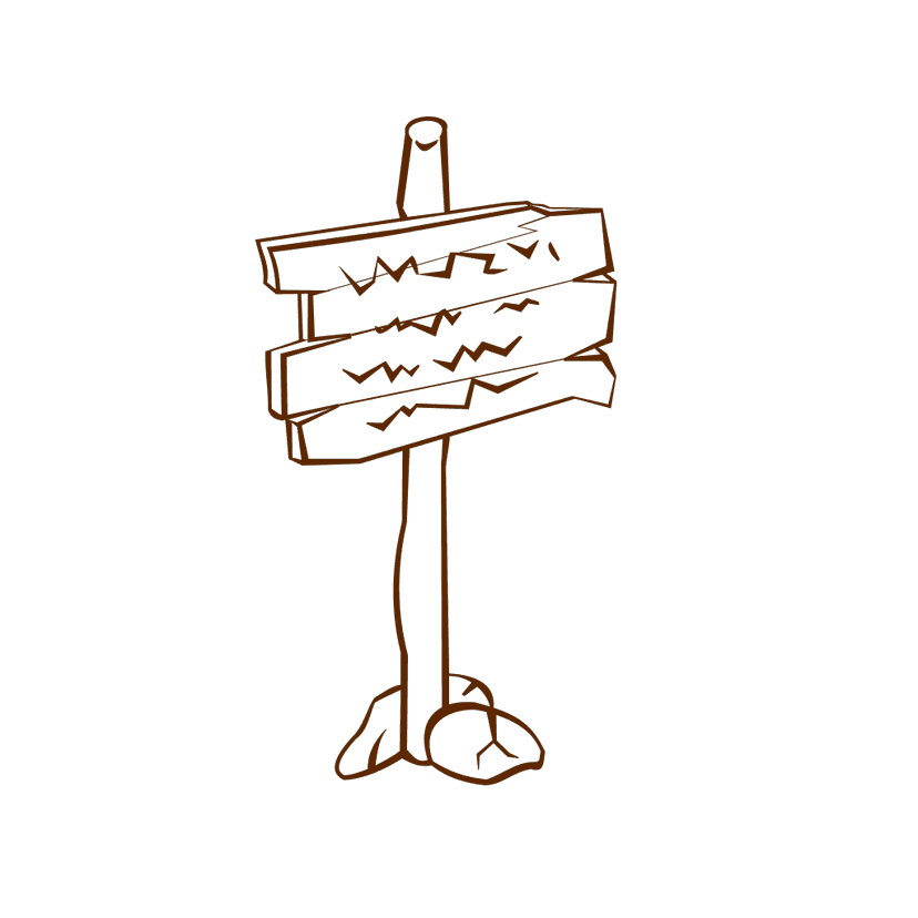 Name Plate Road Sign Post clipart preview