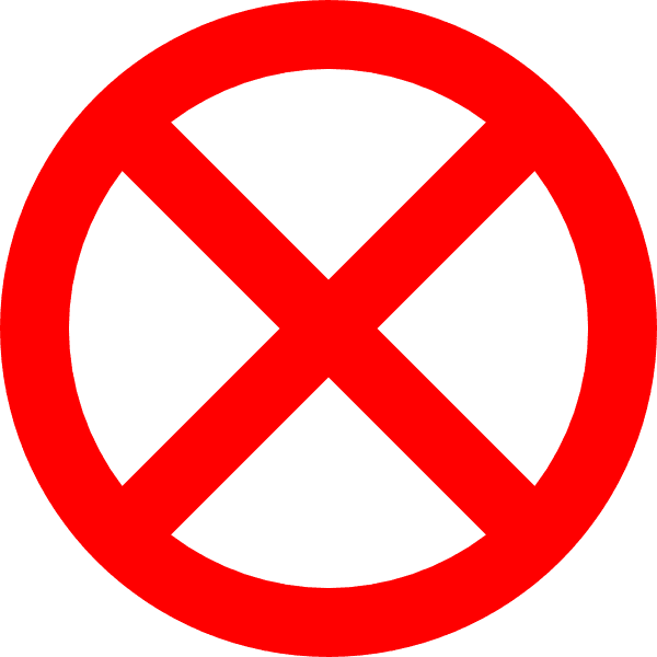 No Entry Sign clipart preview