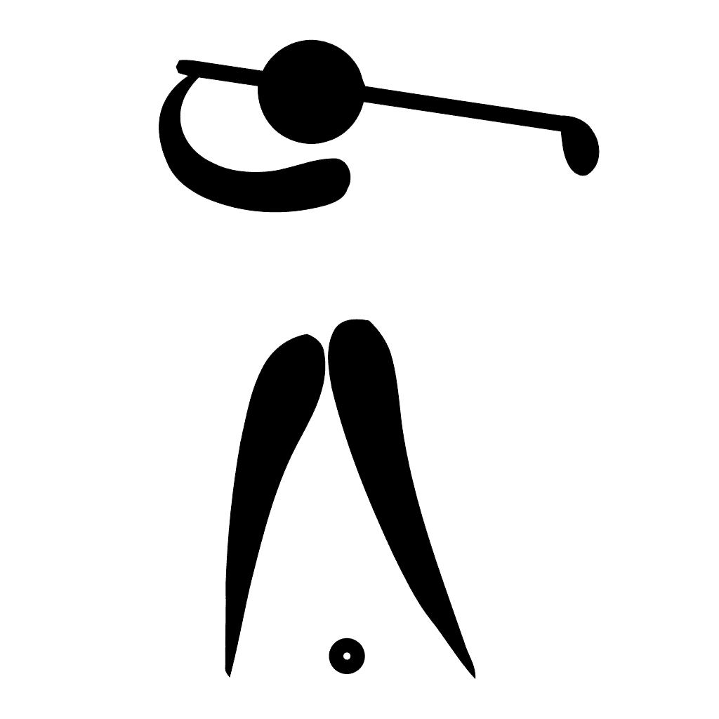 Olympic Sports Golf Pictogram clipart preview