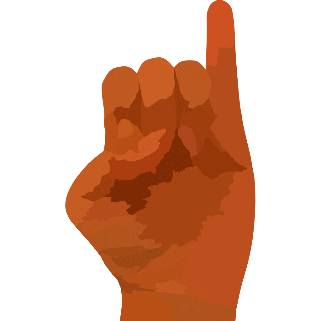 One Finger Icon clipart preview