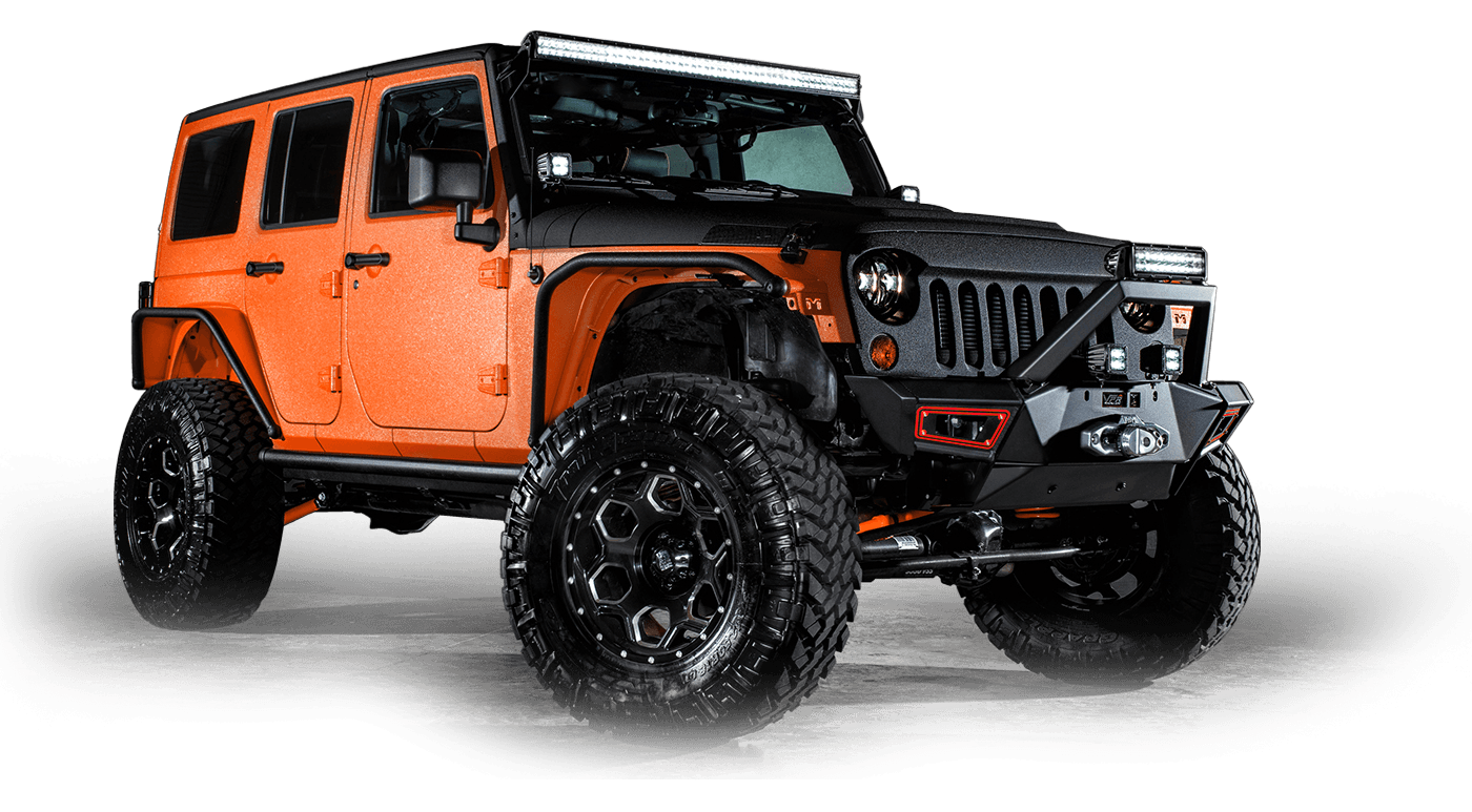 Orange Jeep Transparent PNG clipart preview