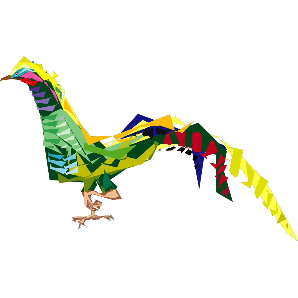 Origami Abstract Bird clipart preview