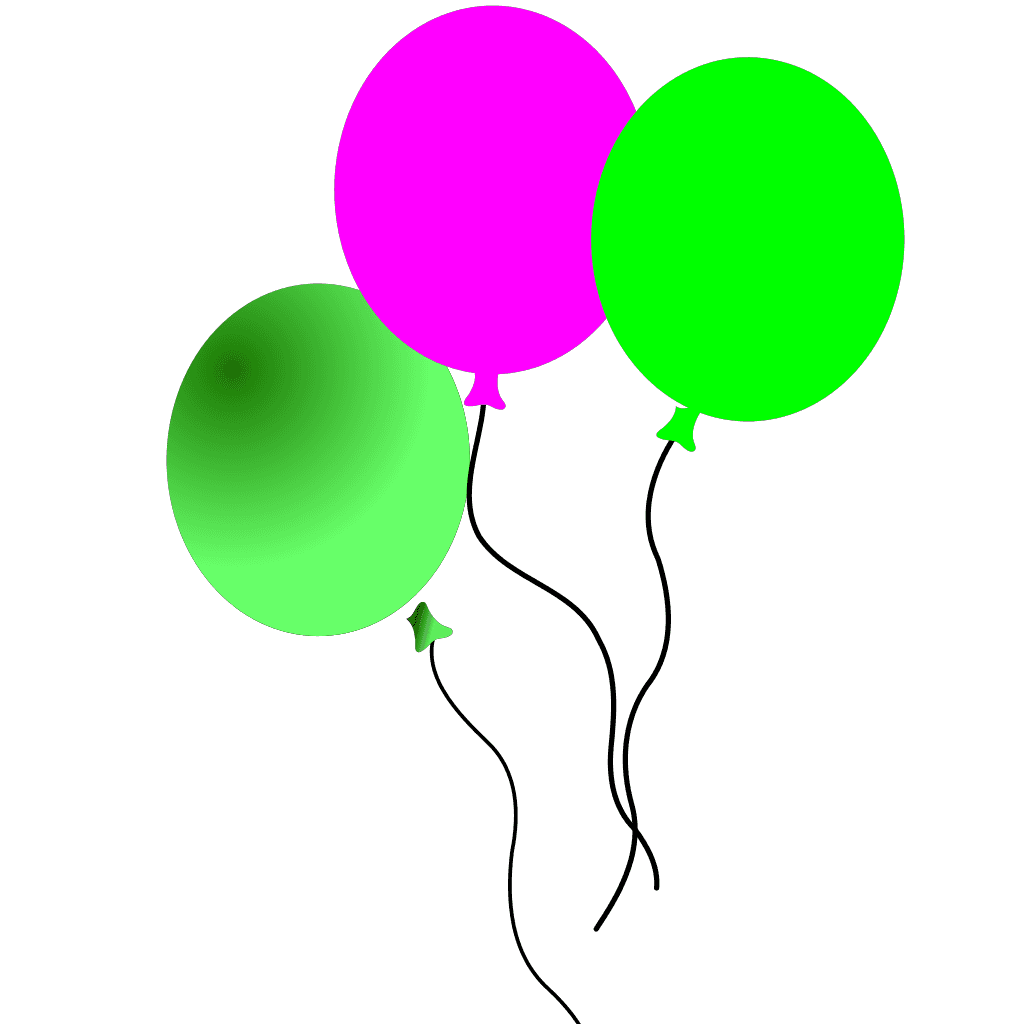 Party Balloons Png clipart preview