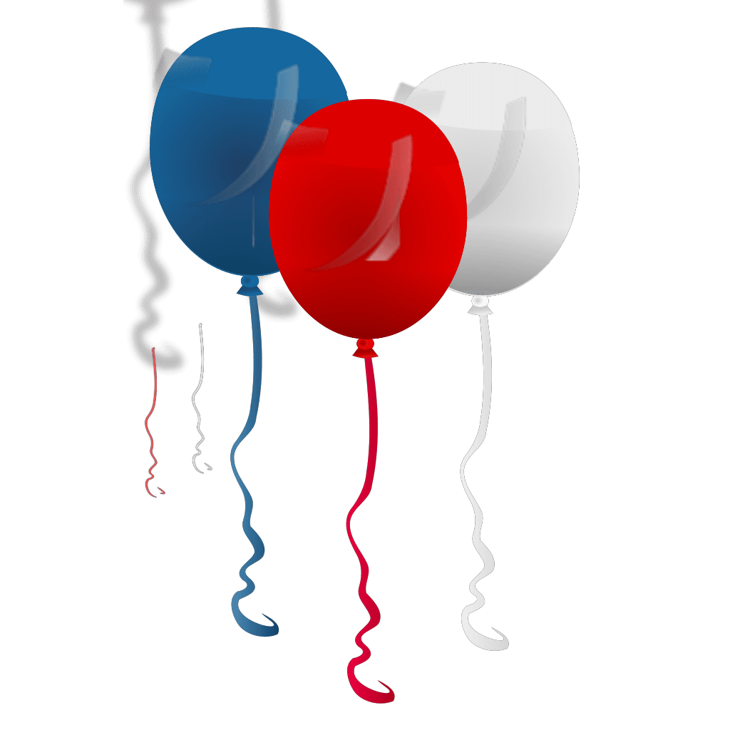 Party Flying Balloons clipart preview