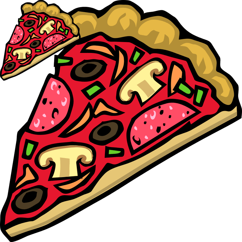 Pepperoni Pizza Slice clipart preview